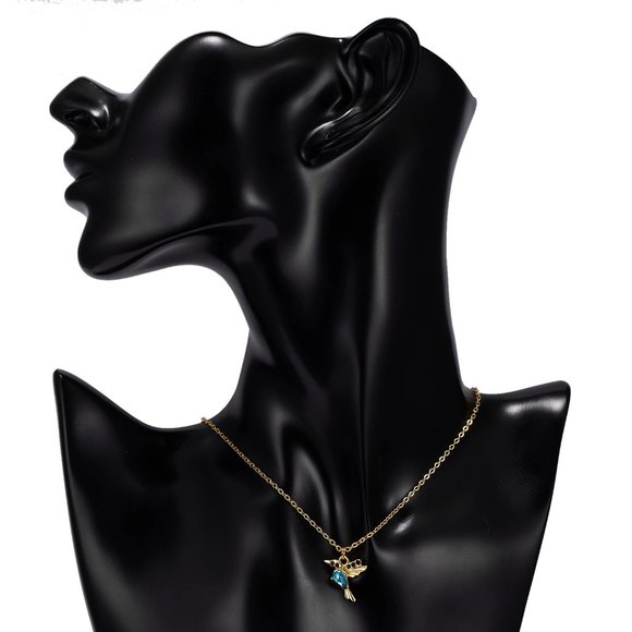 💎NWT Crystal Hummingbird Necklace - Picture 4 of 9